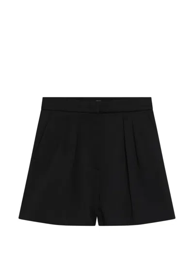 Max Mara Giugno Wool-blend Short In Black