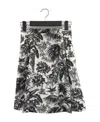 Max Mara Pleated Skirt In Black