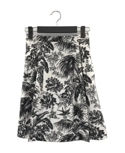 Max Mara Pleated Skirt In Gray