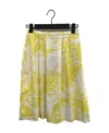 Max Mara Pleated Skirt In Multicolor