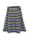 Max Mara Pleated Skirt In Multicolor