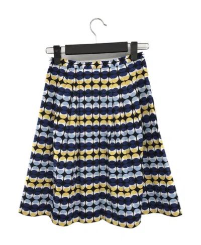 Max Mara Pleated Skirt In Multicolor