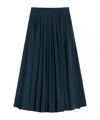 Max Mara Pleated Taffeta Skirt