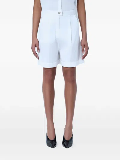 Max Mara Pleated Tailored Shorts In Multi