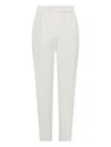 Max Mara Pantalón Casual - Blanco In 白色