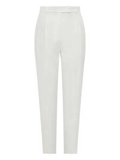 MAX MARA PLEATED TAPERED TROUSERS
