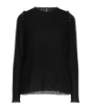 Max Mara Pleated Top In Black