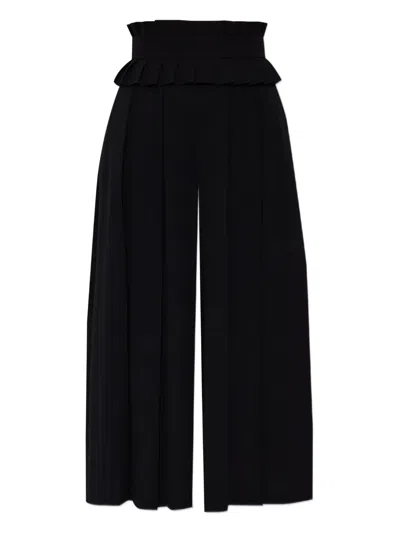Max Mara Pleated Trousers In Black