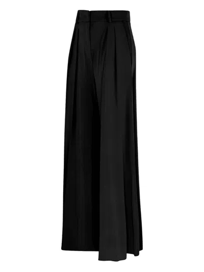 Max Mara Pleated Trousers In Black