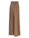 Max Mara Pleated Trousers In Brown