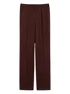 Max Mara Pleated Trousers In Brown