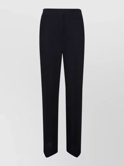 Max Mara Pleated Trousers Mxmattinia Side Pockets In Black