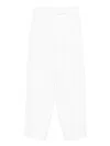 Max Mara Pleated Trousers In White