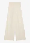 Max Mara Pleated Wide-leg Pants In Brown