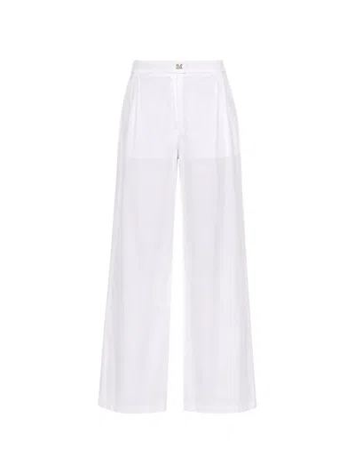 Max Mara Pleated Wide-leg Trousers In Black