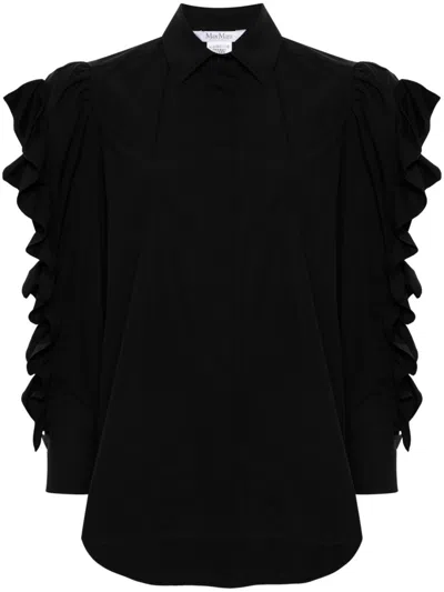 Max Mara Pleiadi Shirt In Black