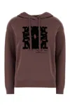 Max Mara Felpa Sfinge In Lana Prugna  Donna