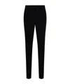 Max Mara Pleat Detailed Tapered Trousers In Black