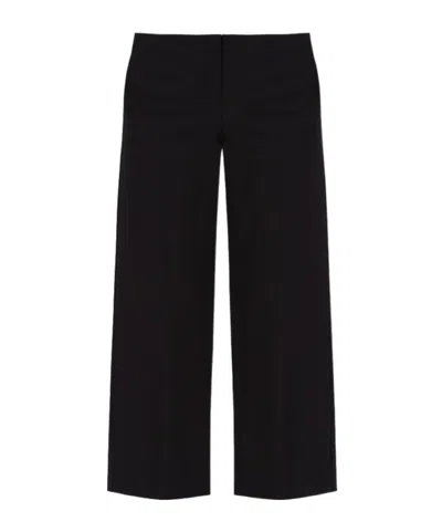 Max Mara Pocket Casual Pants In Black