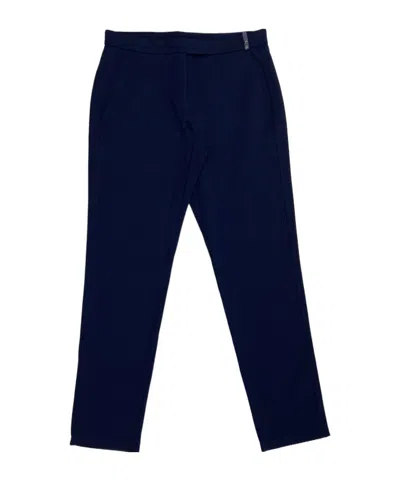 Max Mara Pocket Casual Pants In Blue
