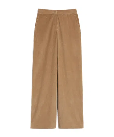 Max Mara Pocket Casual Pants In Brown