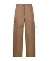 Max Mara Mxmlepre Cargo-pocket Trousers In Brown
