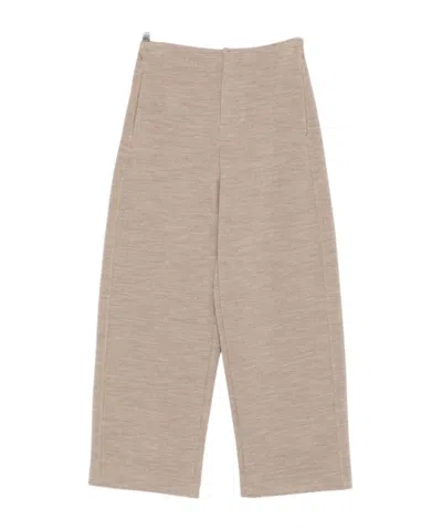 Max Mara Pocket Casual Pants In Neutral