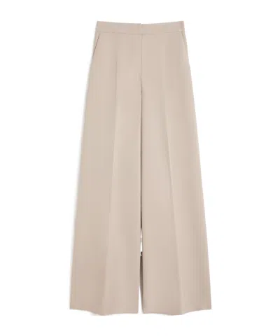 Max Mara Pocket Casual Pants In Neutral