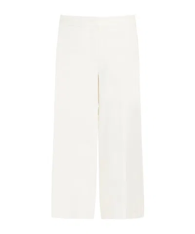 Max Mara Pocket Casual Pants In White