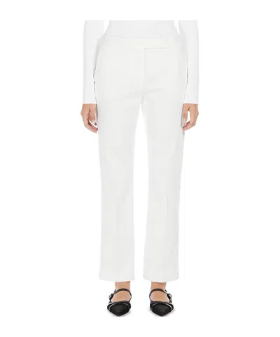 Max Mara Pocket Casual Pants In White