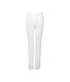 Max Mara Cropped Dress Trousers In White