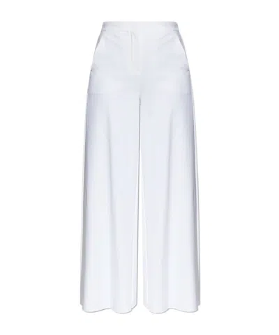 Max Mara Pocket Casual Pants In White