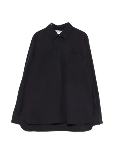 Max Mara Breast-pocket Long-sleeve Shirt In Blue