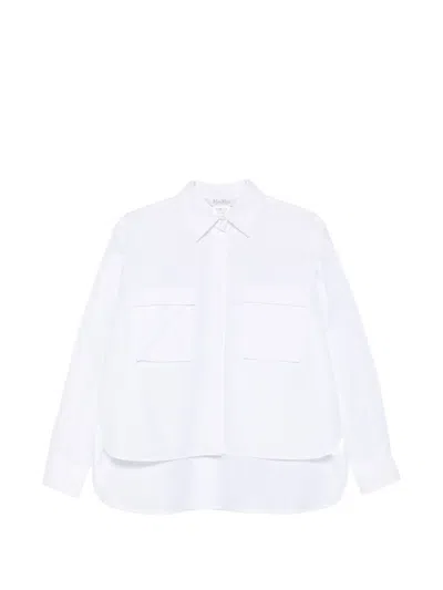 Max Mara Pocket Layered Shirt In White