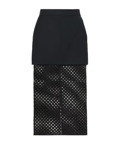 Max Mara Pocket Skirt In Black