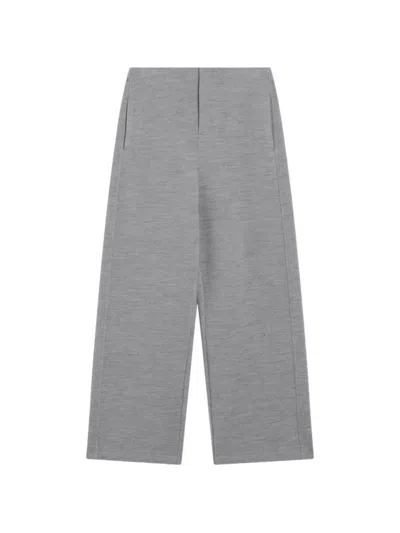 Max Mara High Waist Wide Leg Trousers With Seam Detailing In Multi