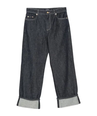 Max Mara Poggio Turn-up Cuff Jeans In Multi