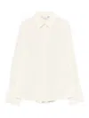 Max Mara Point-collar Shirt In Neutral