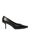 Max Mara Pointed High Heels In Black