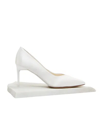 Max Mara Pointed High Heels In White