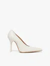 Max Mara Pointed-toe Court Shoes In Milk