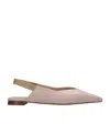 Max Mara Pointed-toe Flat Sandals In Pink