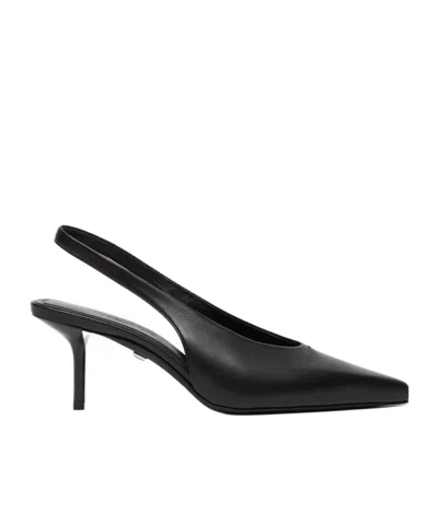 Max Mara Pointed-toe High-heeled Sandals In Black