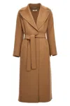 Max Mara 'poldo' Coat In Brown