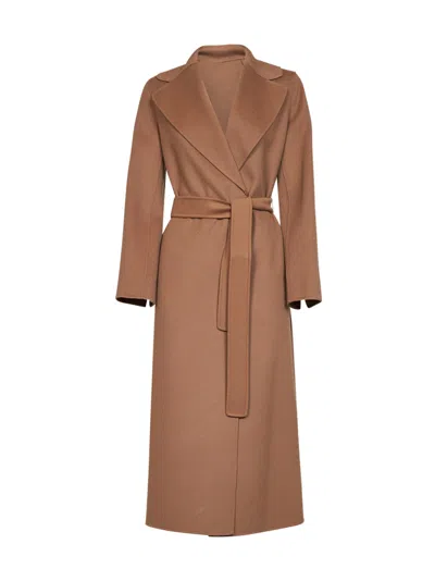 Max Mara Poldo Coat In Camel
