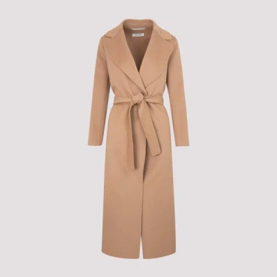 Max Mara Poldo Wool Coat 38 In Brown