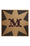 Max Mara Polka Dot Silk Scarf In Camel