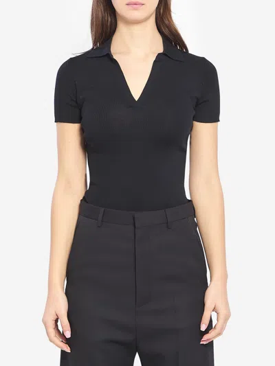 Max Mara Albero Polo In Black
