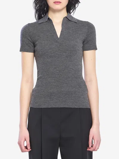 Max Mara Albero Polo In Yellow