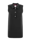 Max Mara Polo Blouse In Cady In Black